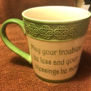 Ceramic mug with Irish Blessing